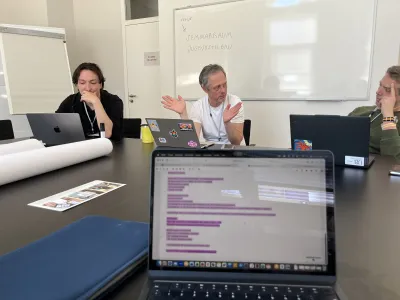 Foto aus der Session "Wie plane ich einen Wiki-Data Edit-a-thon?"